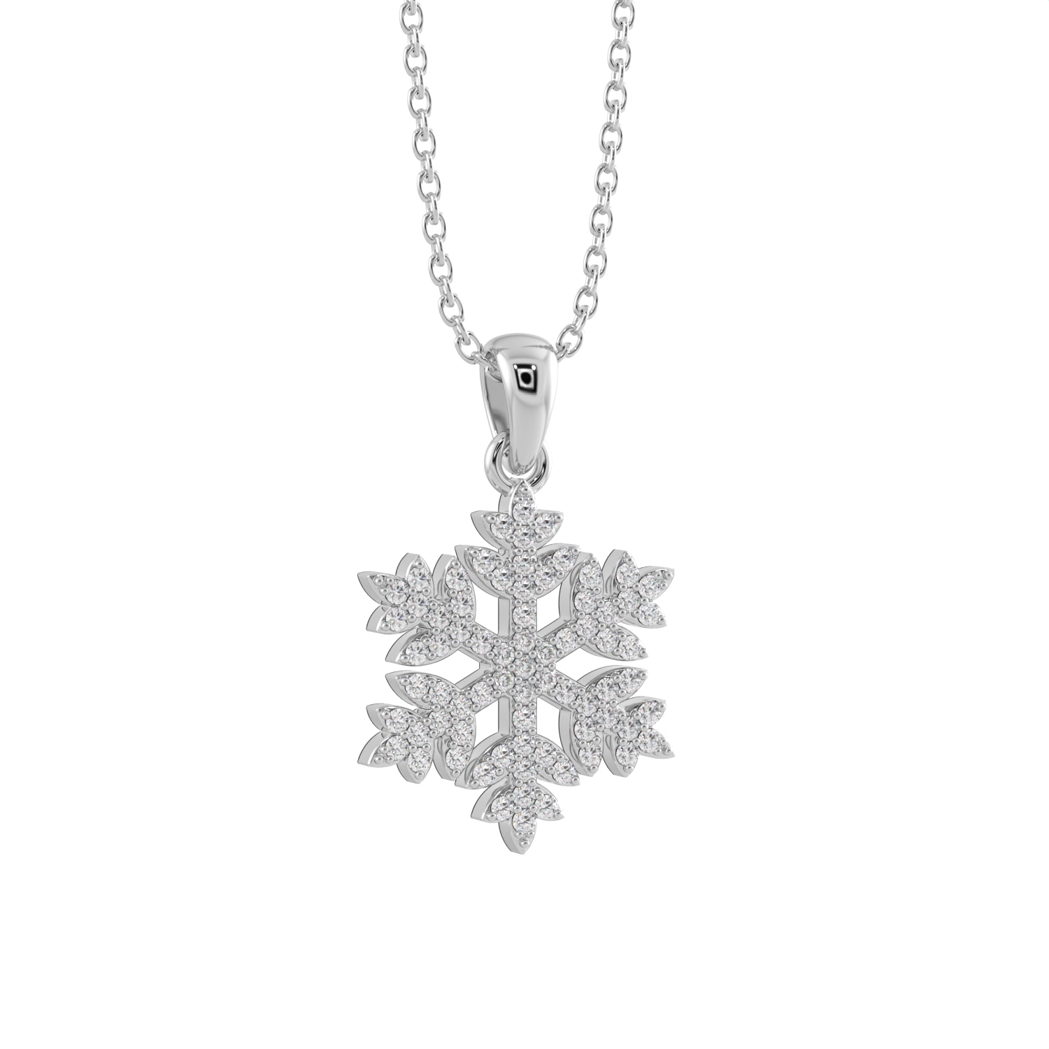Snowflake pendant necklace - Pendant 02
